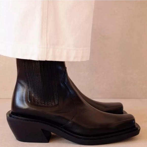 Alohas Ranch black western cowboy boots SZ 42/11 - Picture 5 of 15